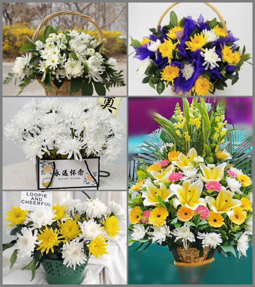 山东莱芜莱城区牛泉镇西牛泉村白事提篮配送